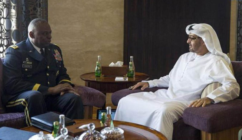 Abu Dhabi Crown Prince Receives US Centcom Commander