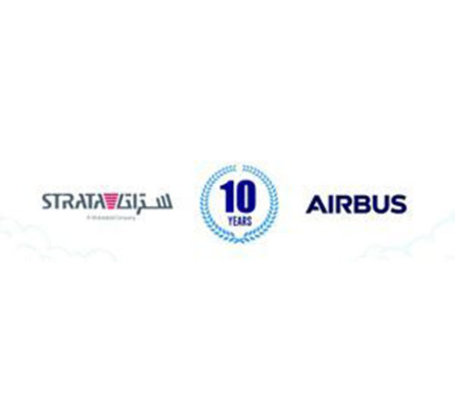 Airbus, Strata Celebrate 10 Years of Partnership