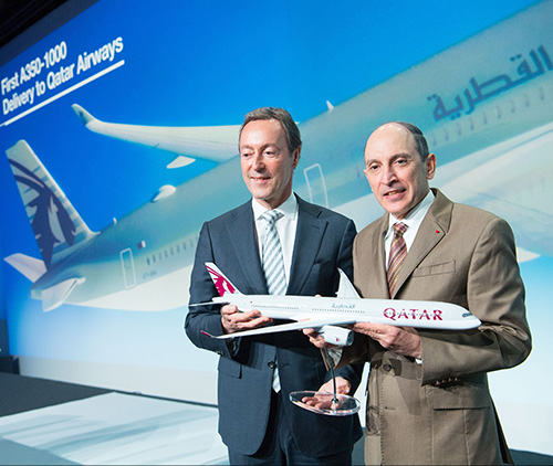 Airbus Delivers World’s First A350-1000 to Qatar Airways
