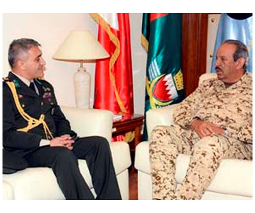 Bahrain’s Defense Chief Receives New Turkish, Kuwaiti Attachés
