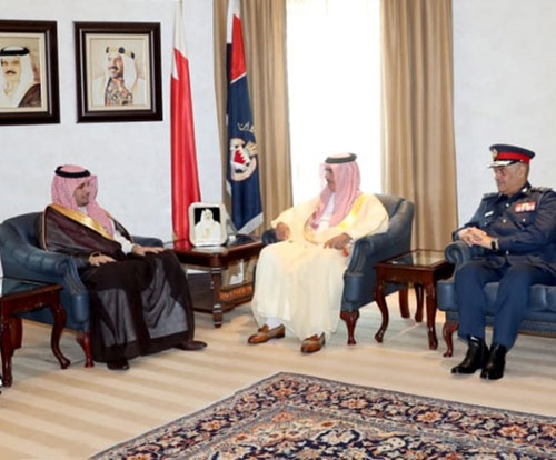 Bahrain’s Interior Minister Receives Naif University President