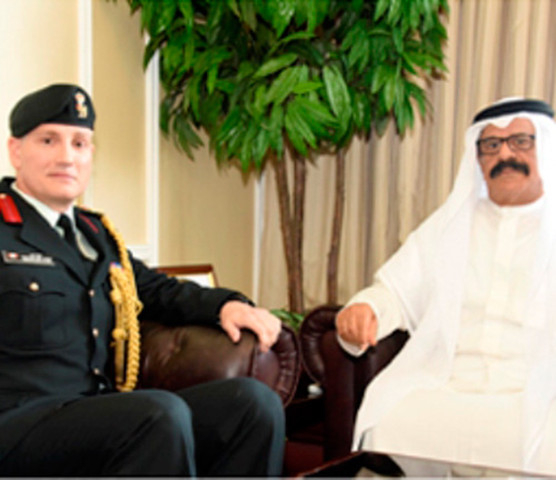 Bahrain Defense Minister Receives Canadian Military Attaché