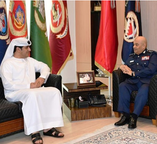 Bahrain Public Security Chief Meets INTERPOL’s Regional Director