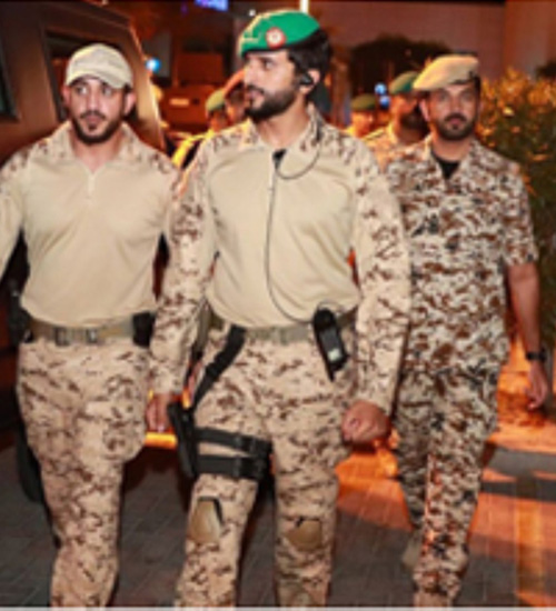Bahrain Royal Guard Commander Attends Guard 1 Drill