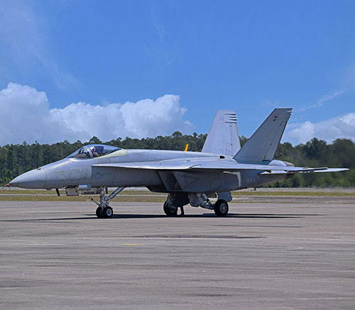 Boeing Delivers First Super Hornet Blue Angel Test Jet 