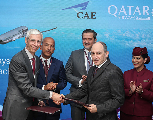 CAE, Qatar Airways Sign Aviation Training Solutions Contract