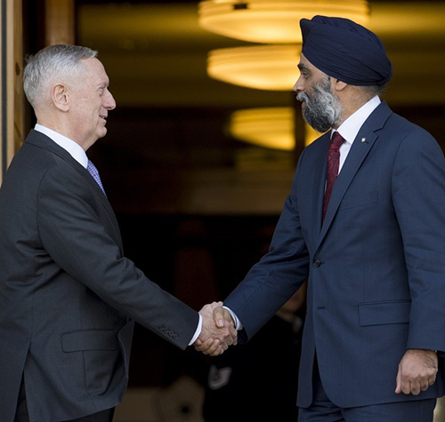 Canada, U.S. Review Mutual Defense, Security Priorities
