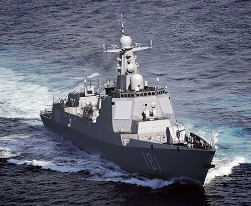 China Launches Two New Guided Missile Destroyers