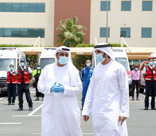 Dubai Crown Prince Visits Security & Service Departments