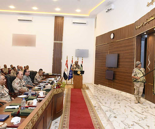 Egypt’s Chief of Staff Witnesses Implementation of Two Tactical Command Posts Projects 