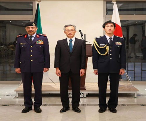 Embassy of Japan Hosts Banquet for Kuwaiti Commanders, Military Attachés