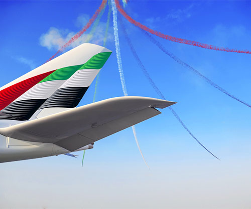 Emirates Showcases Full Family of Commercial & Training Aircraft at Dubai Airshow