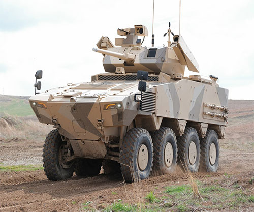 FNSS Displays PARS ALPHA 8x8 and Marine Assault Vehicle (MAV) at SAHA EXPO 2024