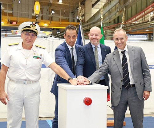 Fincantieri Starts Work on First Next-Generation Offshore Patrol Vessel for Italian Navy