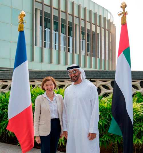French Armed Forces Minister Visits UAE