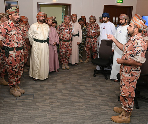 Head of Oman’s National Defense College Tours Swift Sword 3 