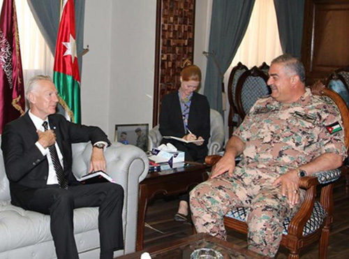 Jordan’s Chairman of Joint Chiefs-of-Staff Receives UN Delegation 