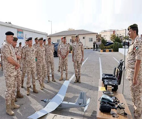 Jordanian Army Chief Visits Drones Directorate