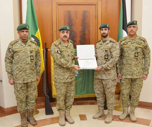Kuwait’s National Guard Honors Commanders, Officers