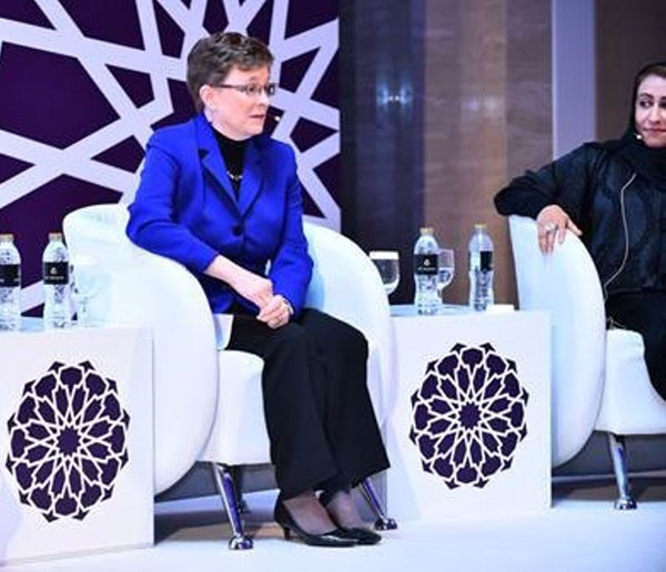 Lockheed Martin’s Lorraine Martin Speaks at the Women in Industry Forum in Abu Dhabi