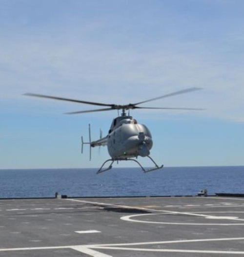 MQ-8C Fire Scout Completes 1st Flight from US Navy’s LCS