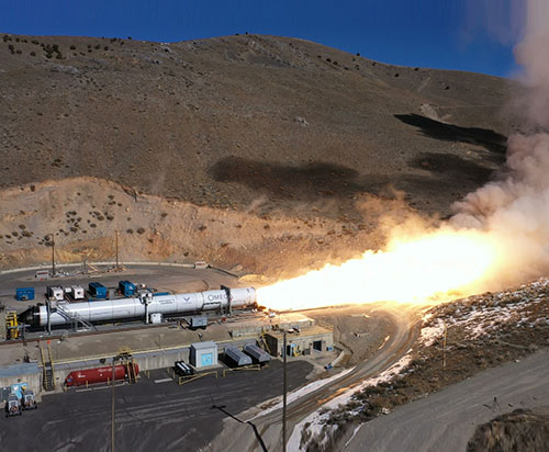 Northrop Grumman Conducts Second Stage Test for OmegA Rocket