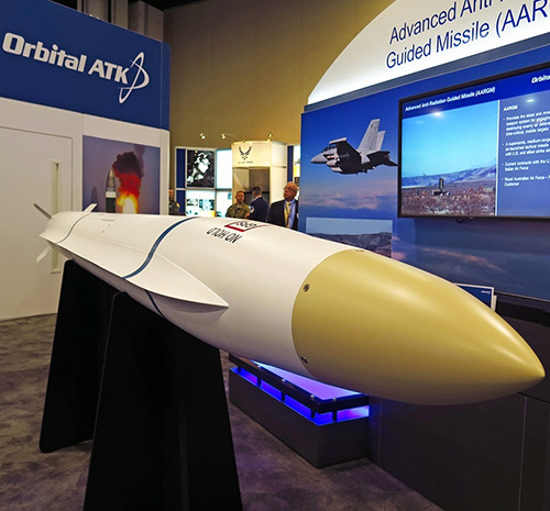 Orbital ATK to Supply Advanced Anti-Radar Guided Missile to US Navy