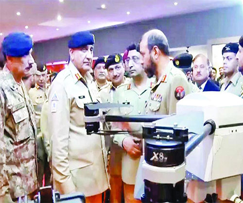 Pakistan’s Chief of Army Staff Launches POF’s Produced Ababeel Drones