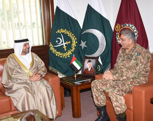 Pakistan’s Chief of Army Staff Receives UAE Ambassador