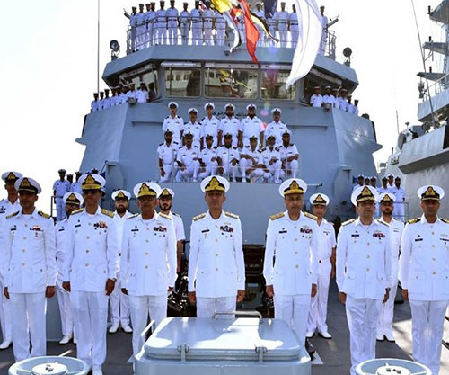 Pakistan Navy Inducts Damen-Built PNS Tabuk Corvette