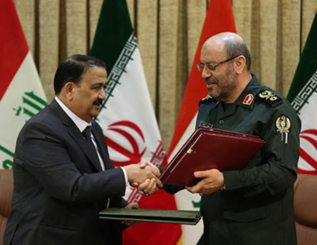 Iran, Iraq Sign MoU on Defense, Military Cooperation 