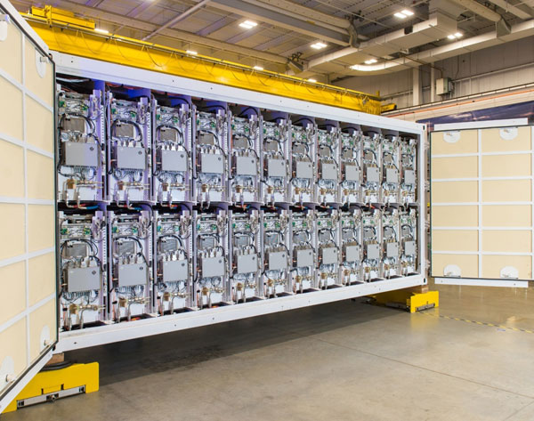 Raytheon Starts Delivery of Railgun Pulse Power Containers