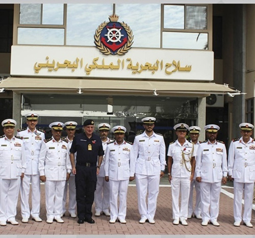 Royal Bahrain Naval Force Receives British Navy Chief 