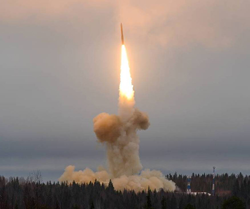 Russia Test-Fires Topol-M ICBM Against Target