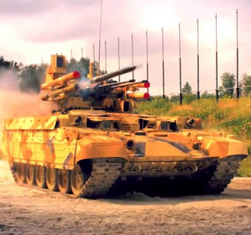 Russian BMPT-72 Combat Vehicle to Get New Guns