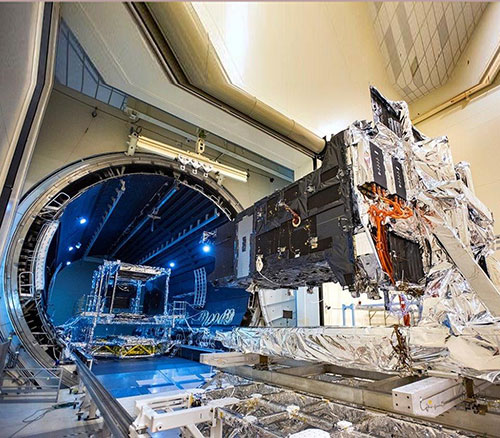 SBIRS GEO-5 Space Vehicle Enters Critical Thermal Vacuum Testing