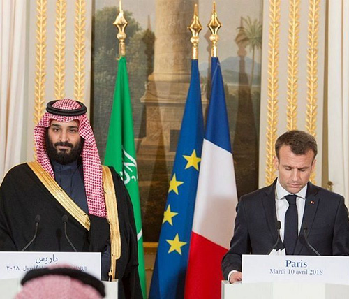 Saudi Crown Prince Concludes Visit to France, Heads to Spain