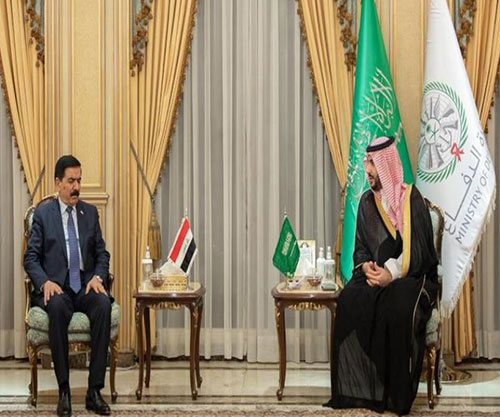 Saudi Deputy Defense Minister Meets Iraqi Defense Minister