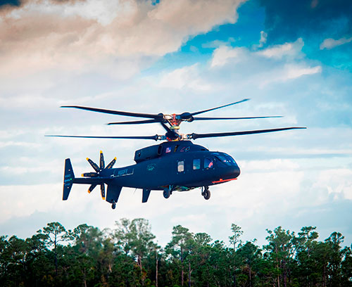 Sikorsky-Boeing SB>1 DEFIANT Helicopter Makes First Flight 