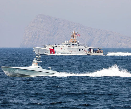 U.S. Navy Sails First Drone Vessel through Strait of Hormuz 