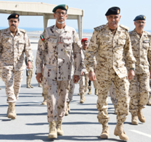 UAE Chief-of-Staff Attends Joint Drill in Bahrain