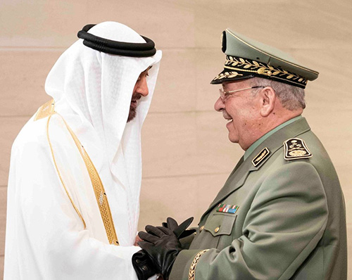 UAE Leaders Receive Algerian Chief-of-Staff 