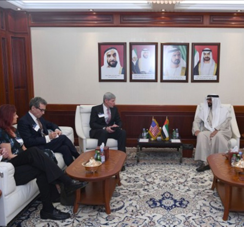 UAE Minister of State for Defense Affairs Receives US Delegation