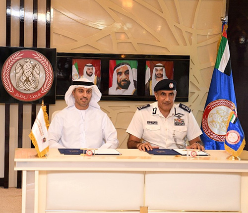 UAE Space Agency, Abu Dhabi Police Sign MoU