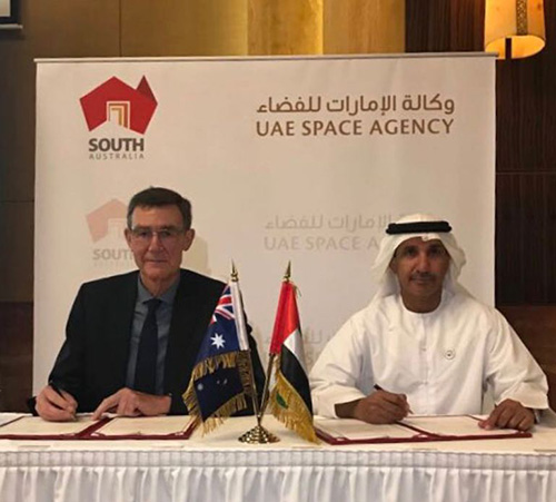 UAE Space Agency, Government of South Australia Sign MoU