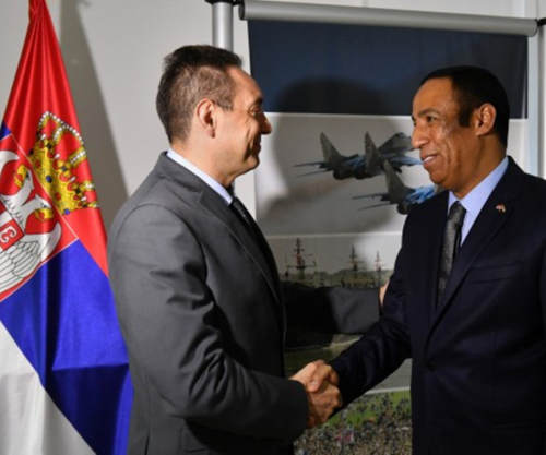Serbian Minister of Defense Receives UAE Ambassador