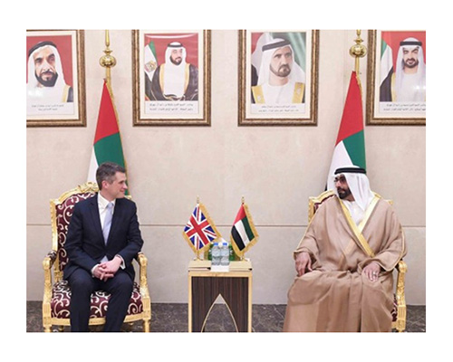 UK Secretary of State for Defense Visits UAE