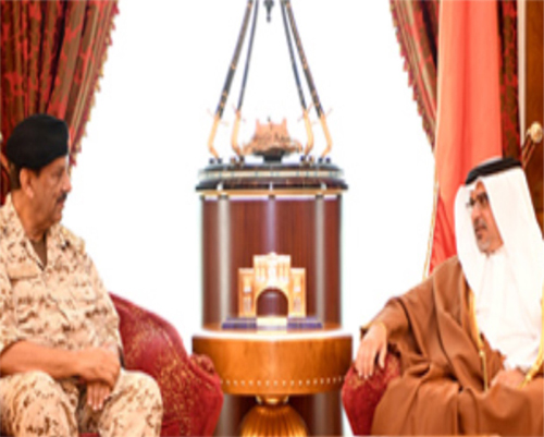 Bahrain’s Deputy King Meets Defense Forces Commander