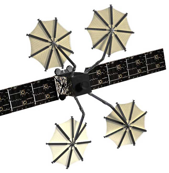 Harris Mesh Reflectors Deploy on US Navy MUOS Satellite