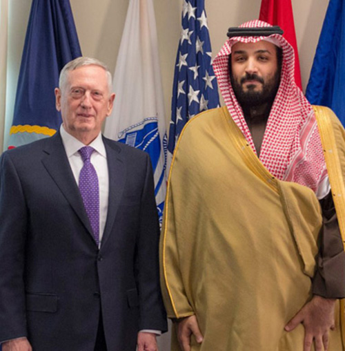 Saudi Deputy Crown Prince Meets US Defense Secretary